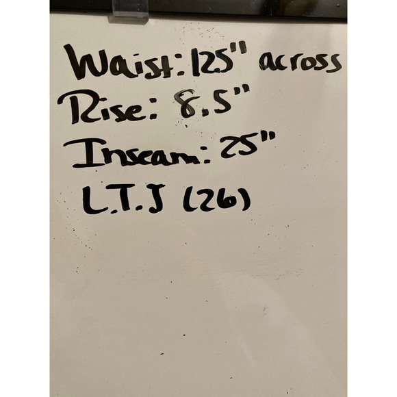 L.T.J Letter To Juliet Womens Cropped Jean Pockets Mid Rise Denim 26 - Picture 7 of 8